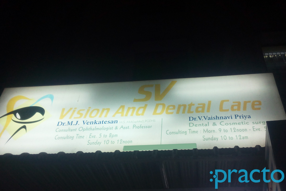 SV Vision and Dental Care Ashok Nagar Chennai