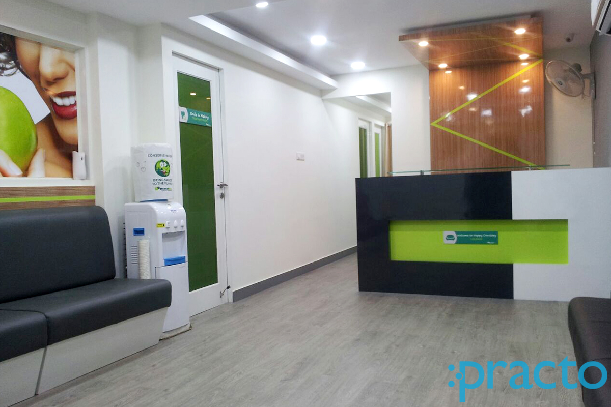 Reception at Dental One Multi speciality Dental Clinic Saligramam Chennai