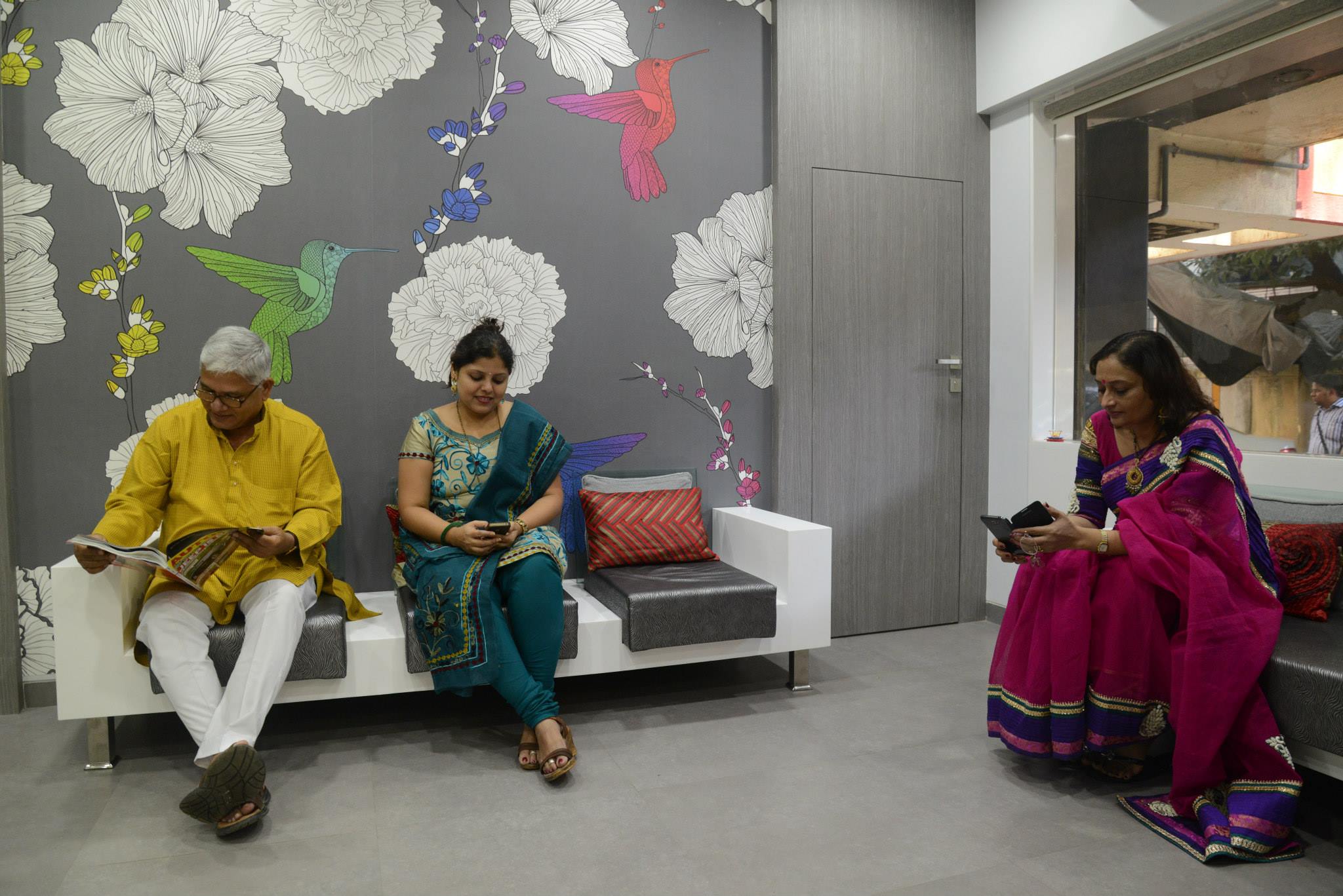 Waiting Area at Smile Again Dental Clinic Dadar East Mumbai
