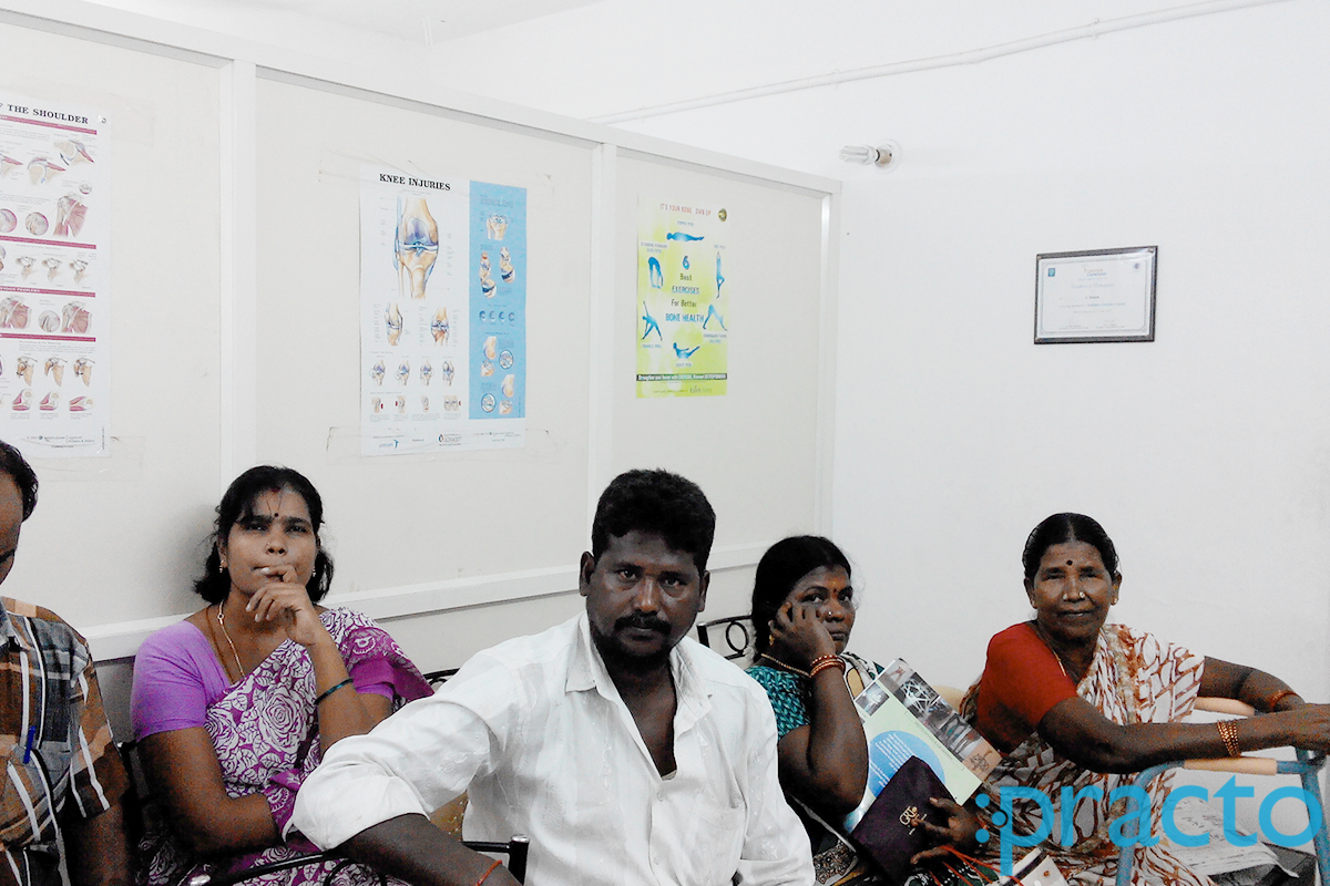 Waiting Area at Kalsuns Ortho Clinic Villivakkam Chennai