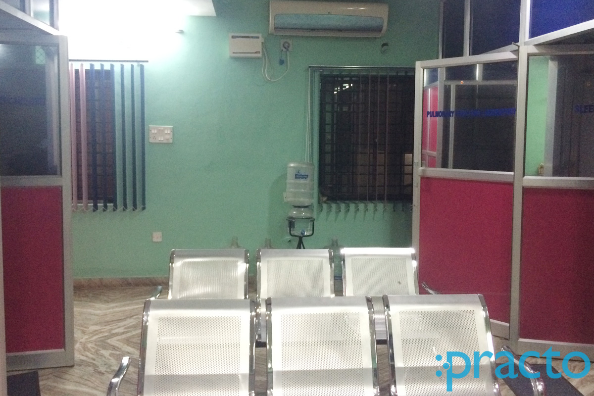 Waiting Area at Pulmo Care India Virugambakkam Chennai