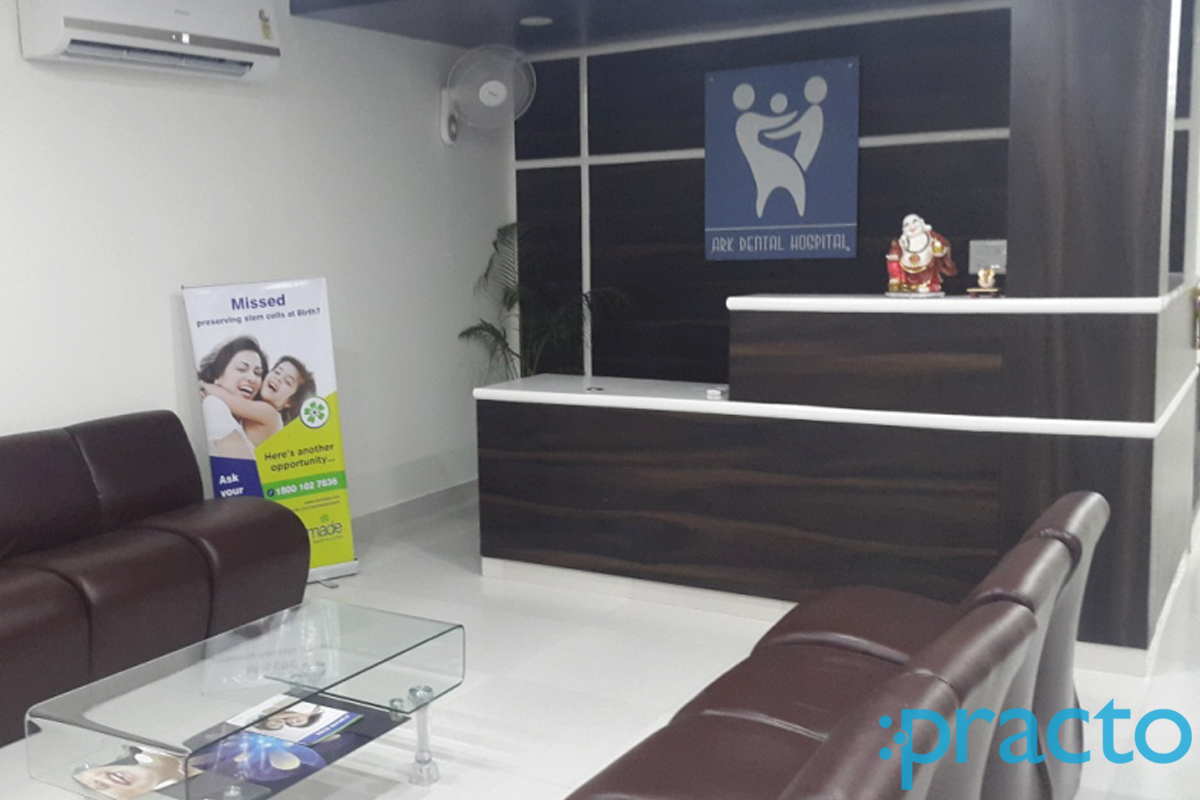 Reception at ARK Dental Clinic Hyderguda Hyderabad