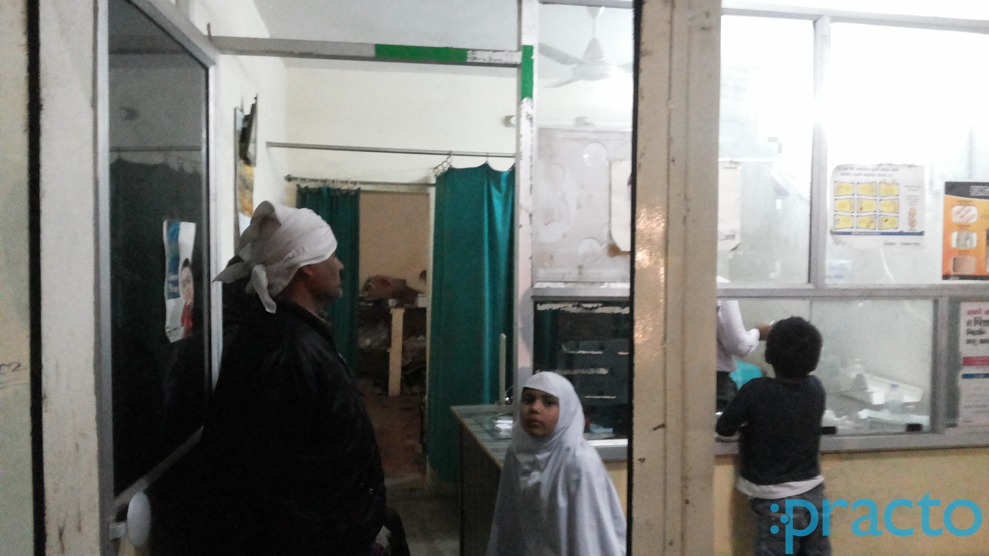 Entrance at Dr. Kalamkar's Clinic Shahnoorwadi Aurangabad