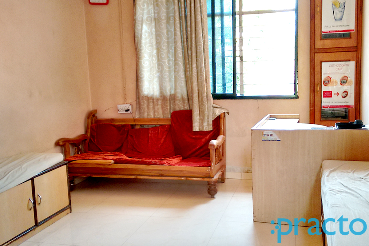 Reception at HappyDent Dental Clinic Pimple Nilakh Pune