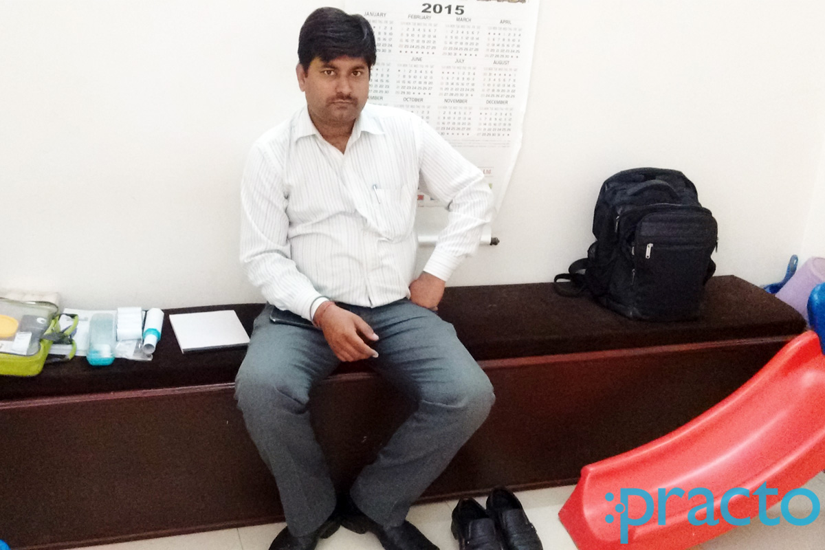 Waiting Area at Bhardwaj Child And Dental Clinic Arjun Nagar Agra