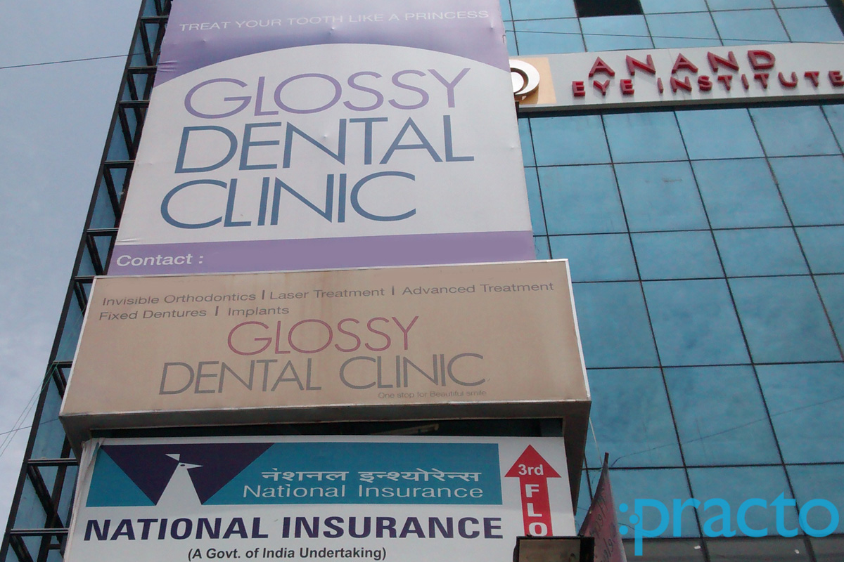 Entrance at Glossy Dental Clinic Kondapur Hyderabad