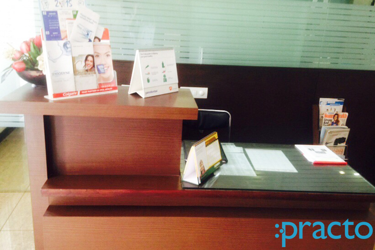 Reception at Deep Orthodontics and Dental Care Centre Model Town Ludhiana