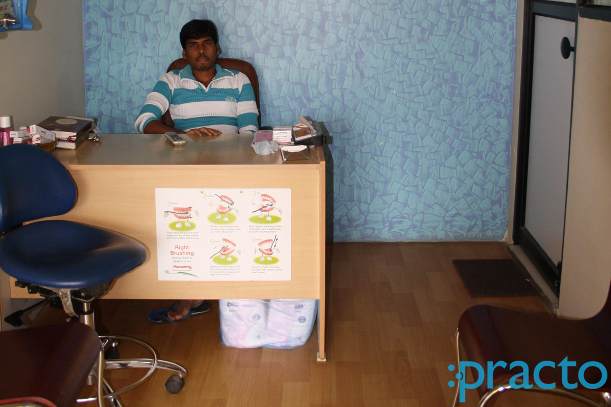 Reception at Oral B The Dental Center Nagole Hyderabad