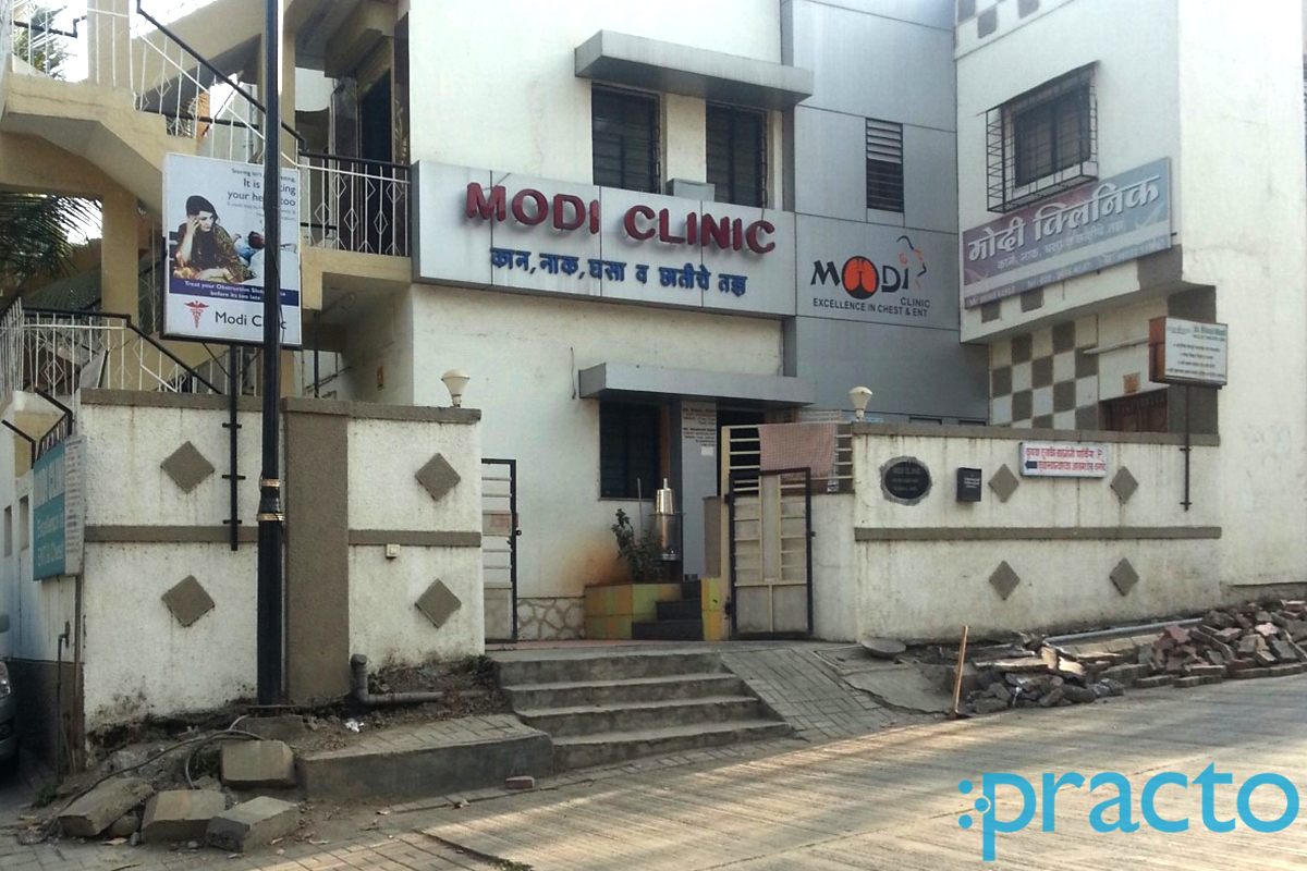 Entrance at Modi Clinic- Excellence in Chest & ENT Satara Road Pune