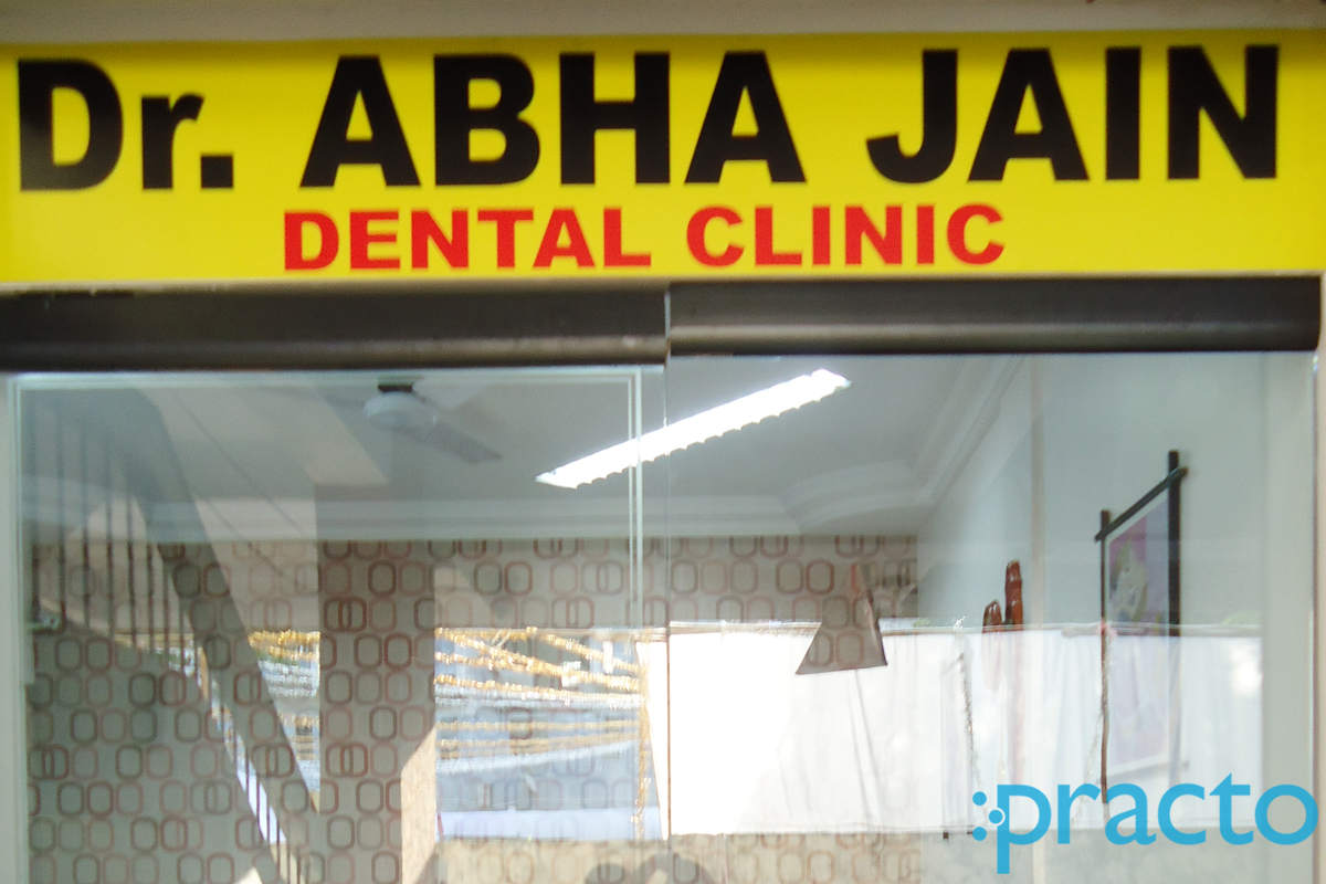 Entrance at Dr. Abha Jain's Dental Clinic Gokulpeth Nagpur
