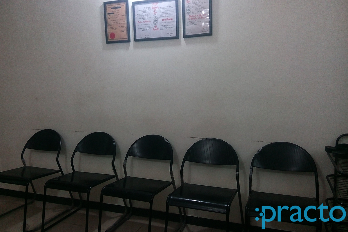 Waiting Area at Dr. Parag Vaste's Clinic Model Colony Pune