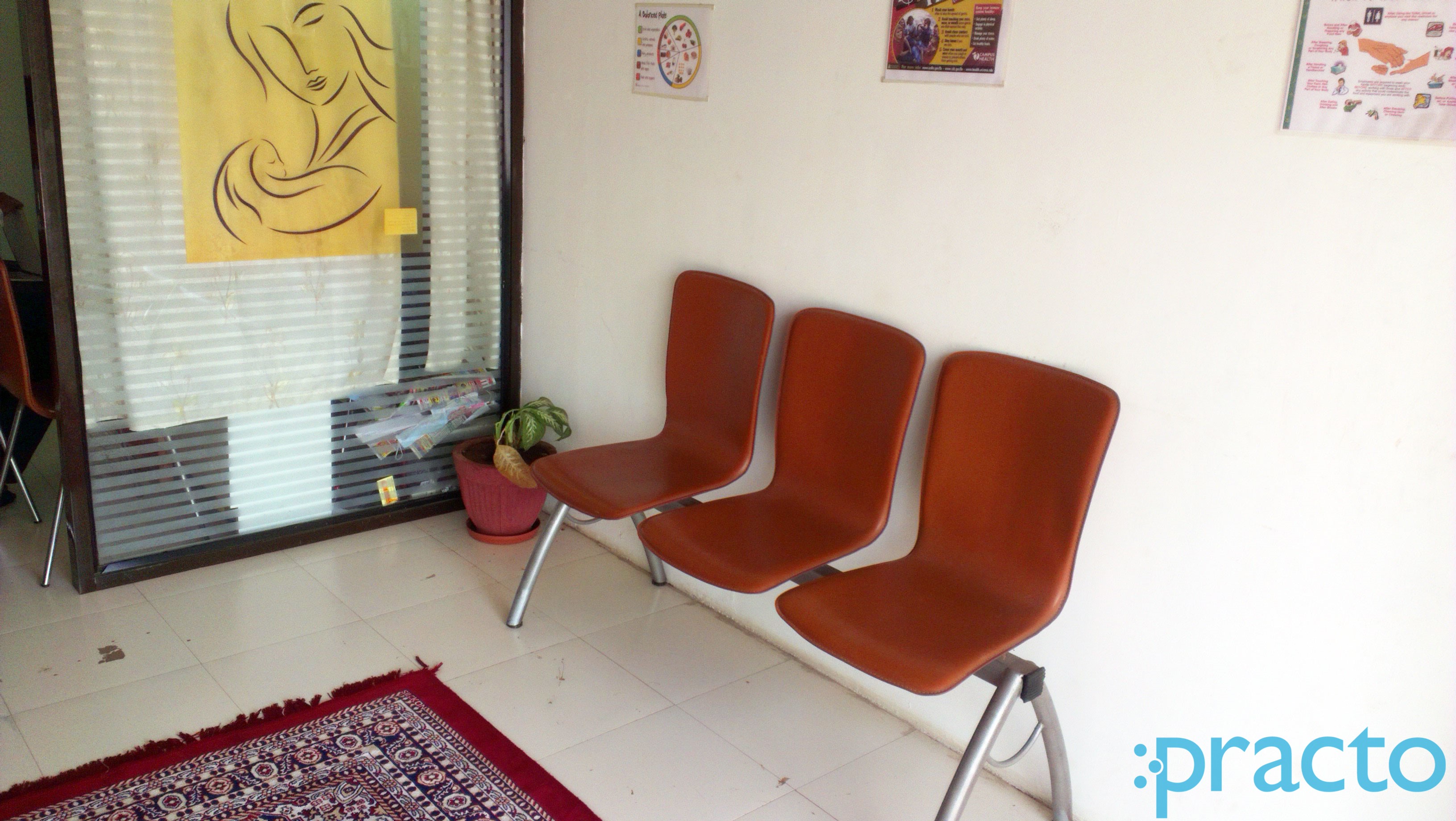 Waiting Area at Health Plus Clinic Kalpataru Nagar Nashik