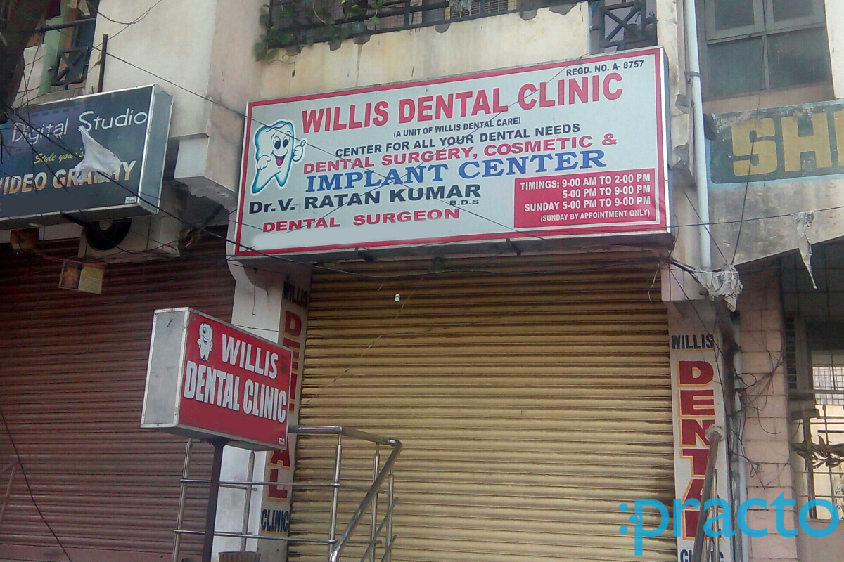 Entrance at Willis Dental Clinic Dilsukhnagar Hyderabad