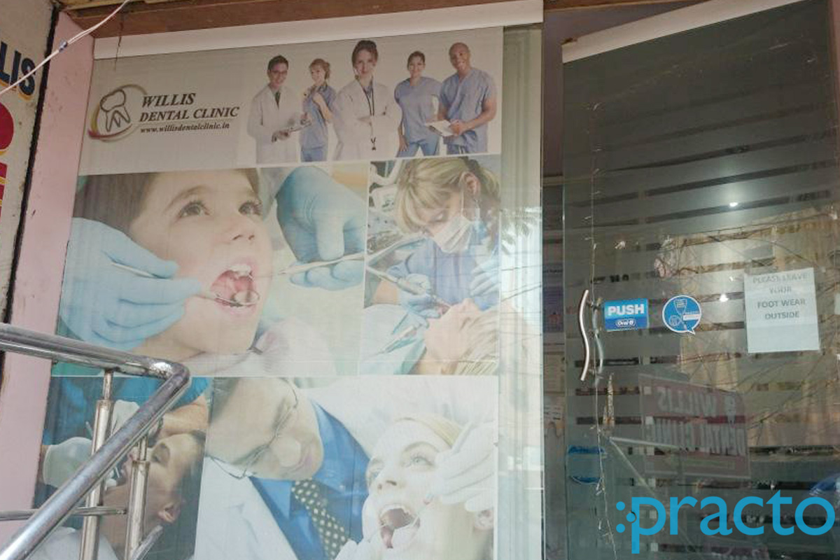 Entrance at Willis Dental Clinic Dilsukhnagar Hyderabad