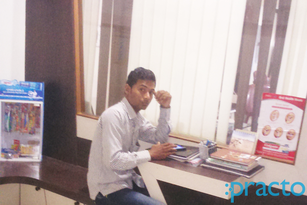 Reception at Pedo Care Dental Clinic Dhantoli Nagpur