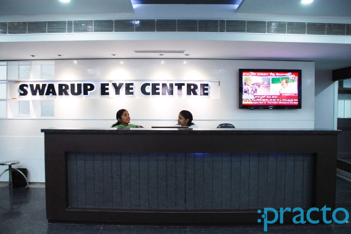 Reception at Swarup Eye Centre Chapel Road Hyderabad