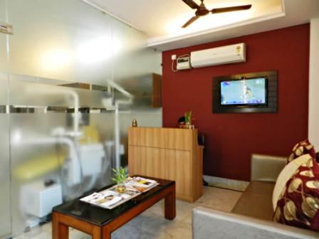 Reception at Dr. Bhatia's Multispeciality Dental Care Clinic Pitampura Delhi
