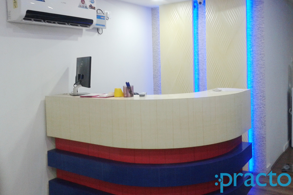 Reception at Pink N Blue Homoeocare Jeedimetla Hyderabad