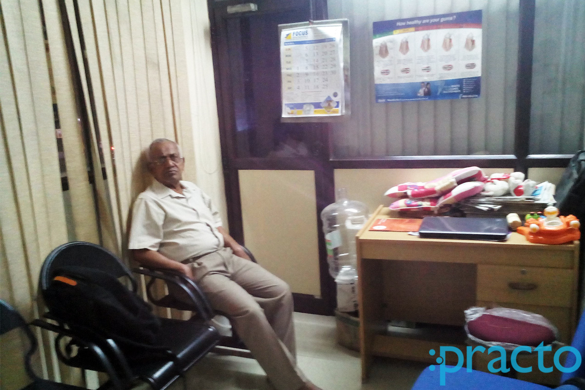 Waiting Area at Step To Smile Dental Clinic Somajiguda Hyderabad