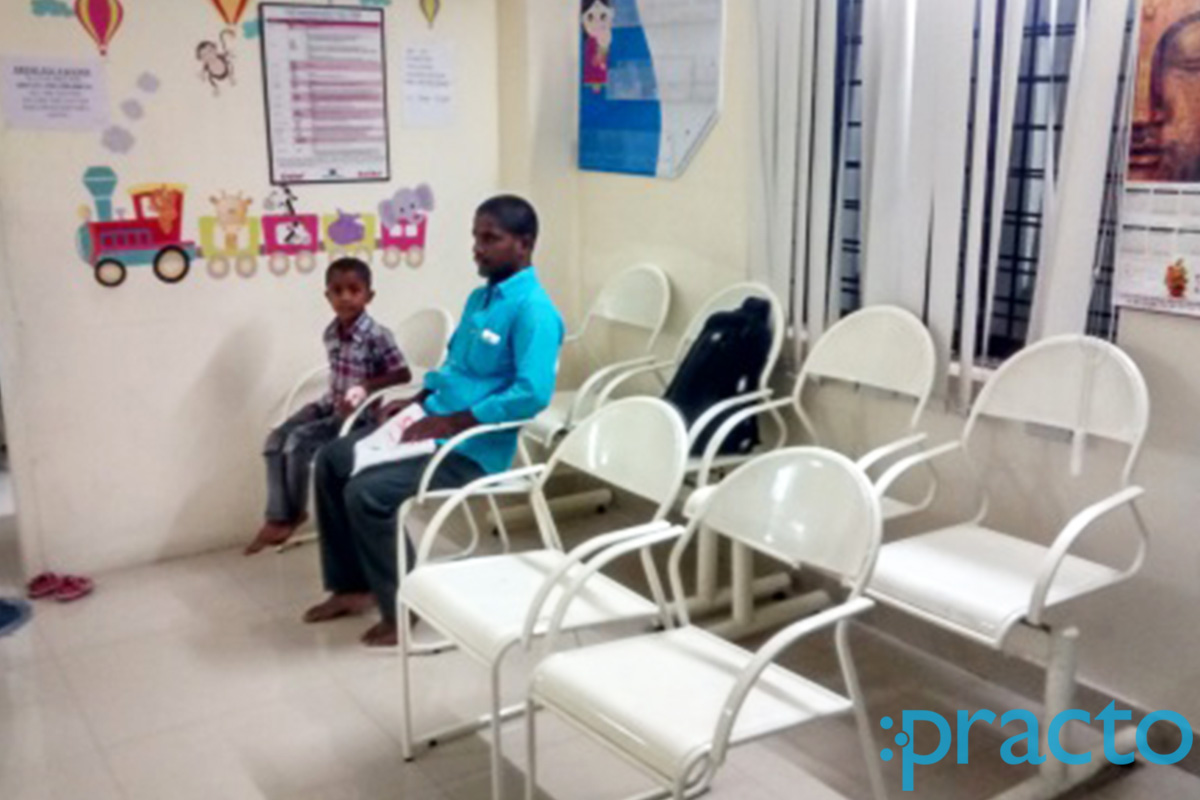 Waiting Area at Srinivas Children's Clinic Kukatpally Hyderabad