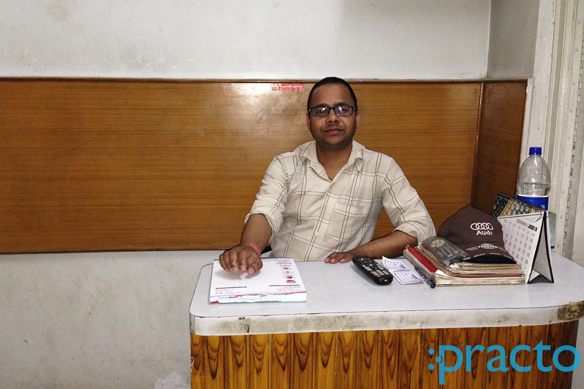 Reception at Dr. P. K. Shukla's Clinic Mangal Pandey Nagar Meerut