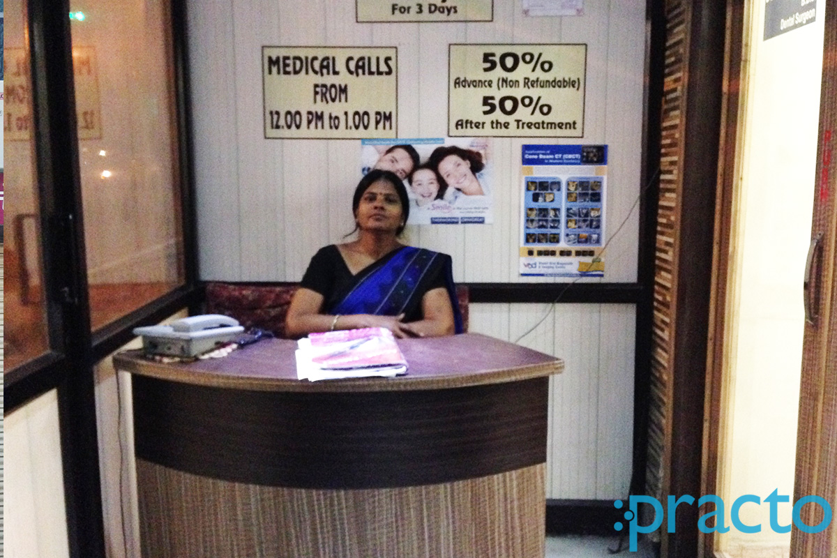 Reception at Nigam Multi speciality Dental Clinic Jain Nagar Meerut