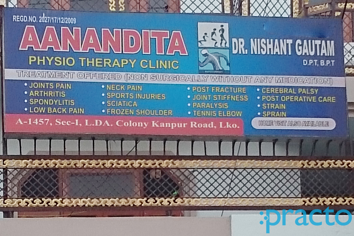 Entrance at Aanandita Physio Therapy Clinic Ashiyana Lucknow