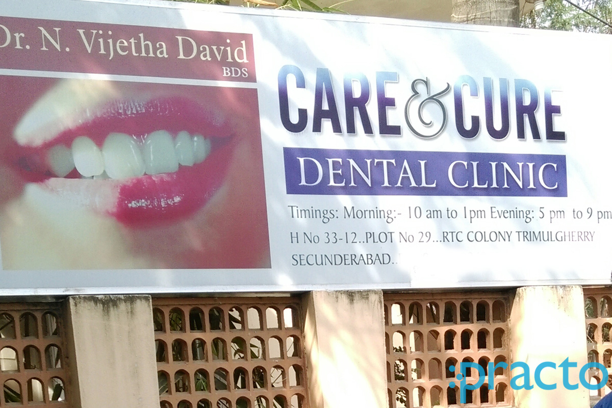 Entrance at Care & Cure Dental Clinic Secunderabad Hyderabad