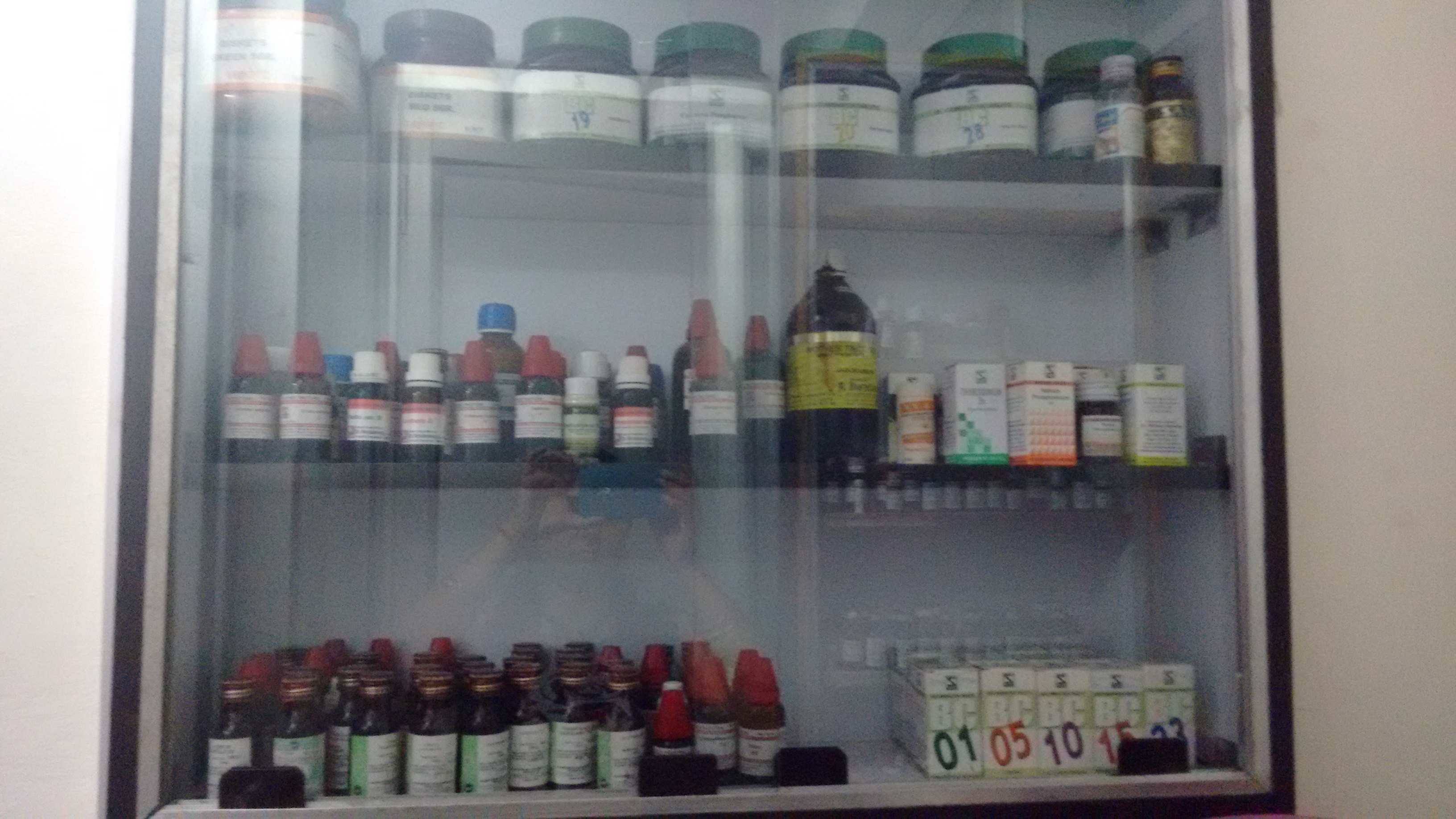 Pharmacy store at HomoeoForce Homoeopathic Clinic Powai Mumbai