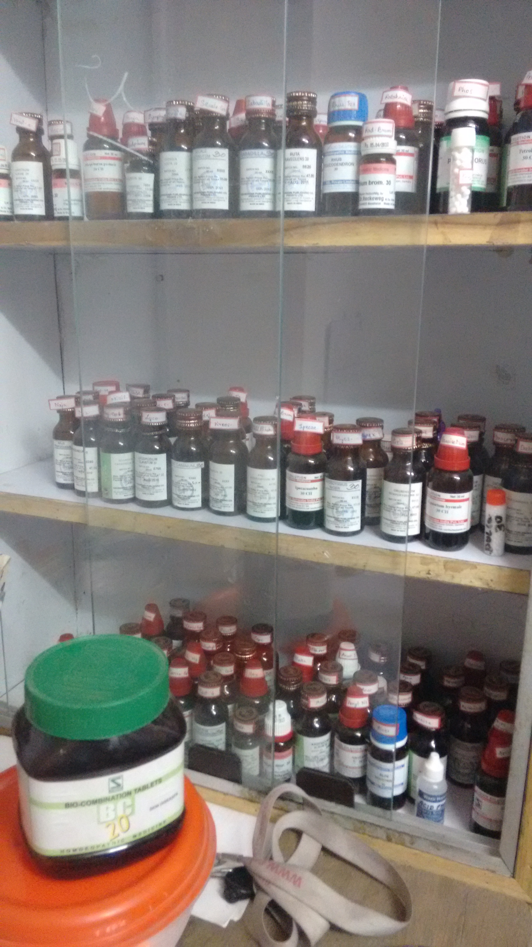 Pharmacy store at HomoeoForce Homoeopathic Clinic Powai Mumbai