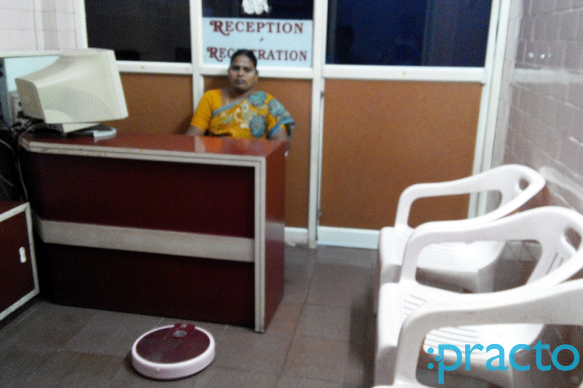 Reception at Varuna Child Care Clinic Ayanavaram Chennai