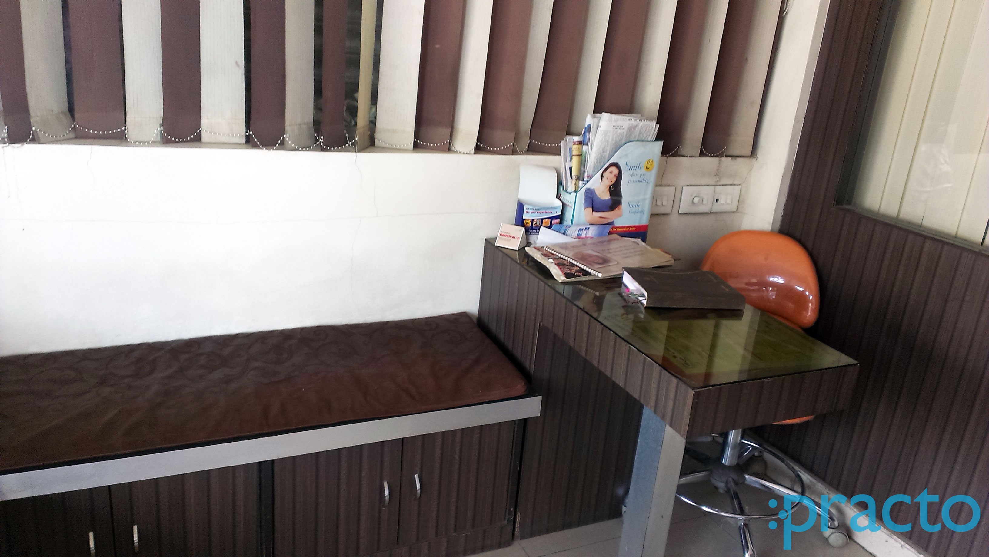 Reception at Smile & Shine Dental Clinic Cidco Colony Nashik