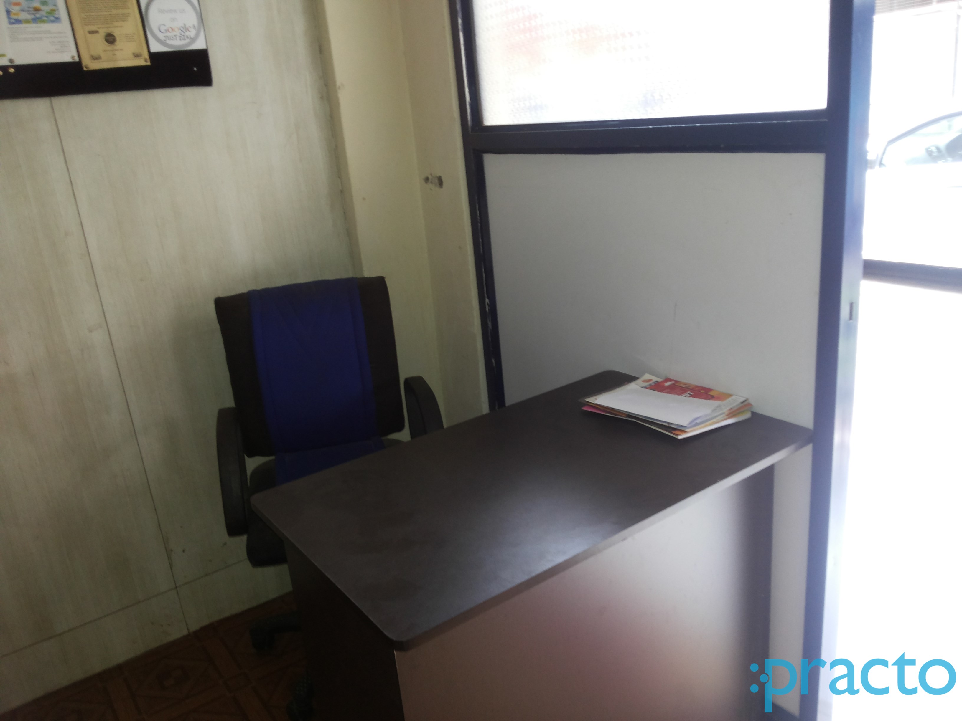 Reception at Tejam Homoeo Clinic Chandan Nagar Pune