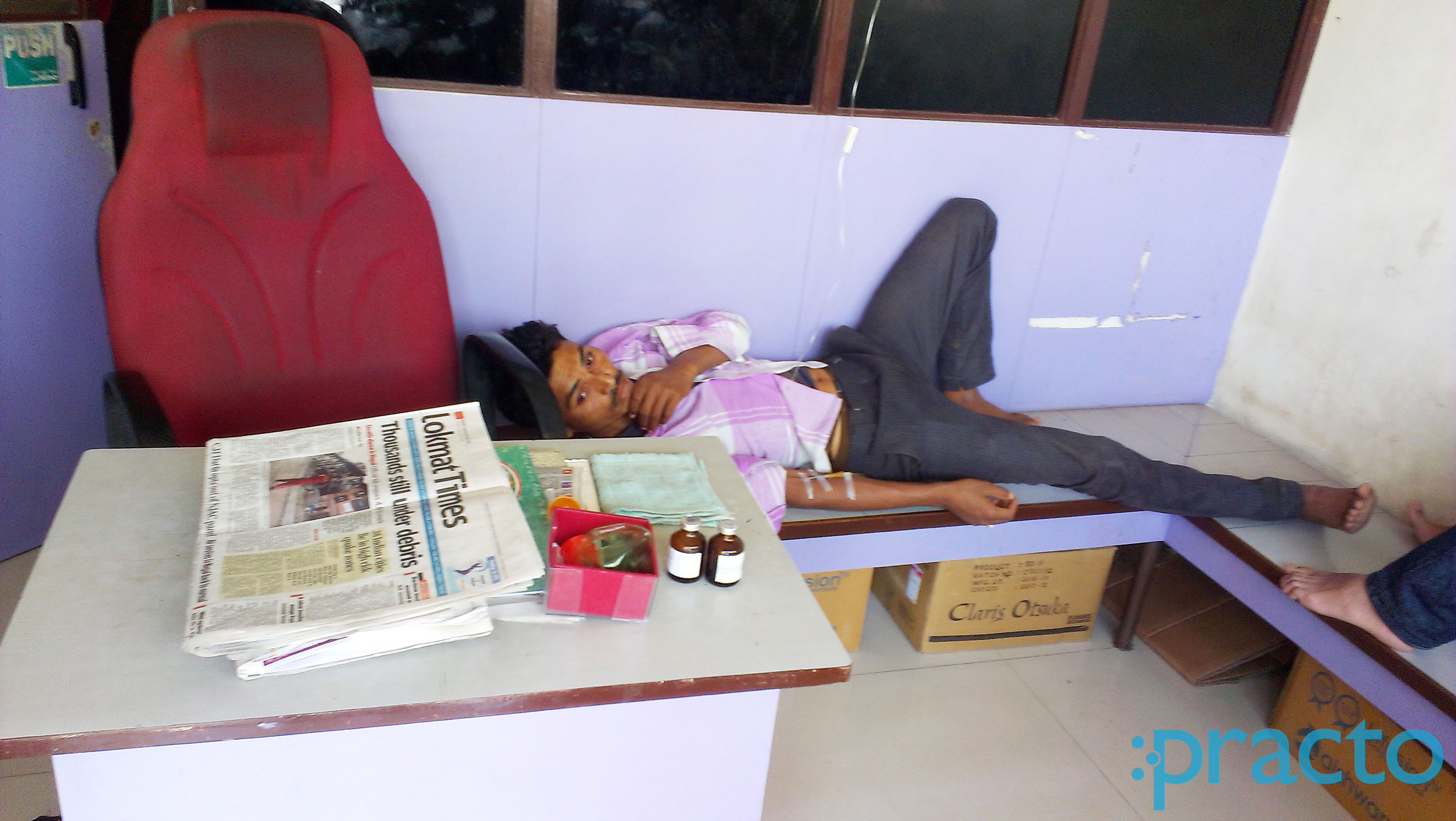 Waiting Area at Ekvira Clinic Rane Nagar Nashik