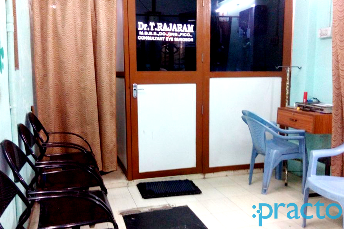 Waiting Area at Vijaya Vision Clinic Washermenpet Chennai