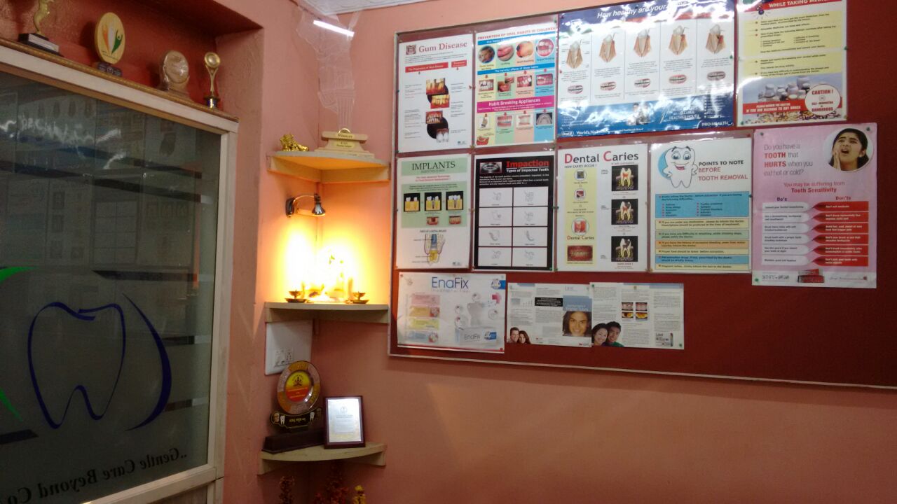 Waiting Area at Charitha Dental Care RMV 2nd Stage Bangalore