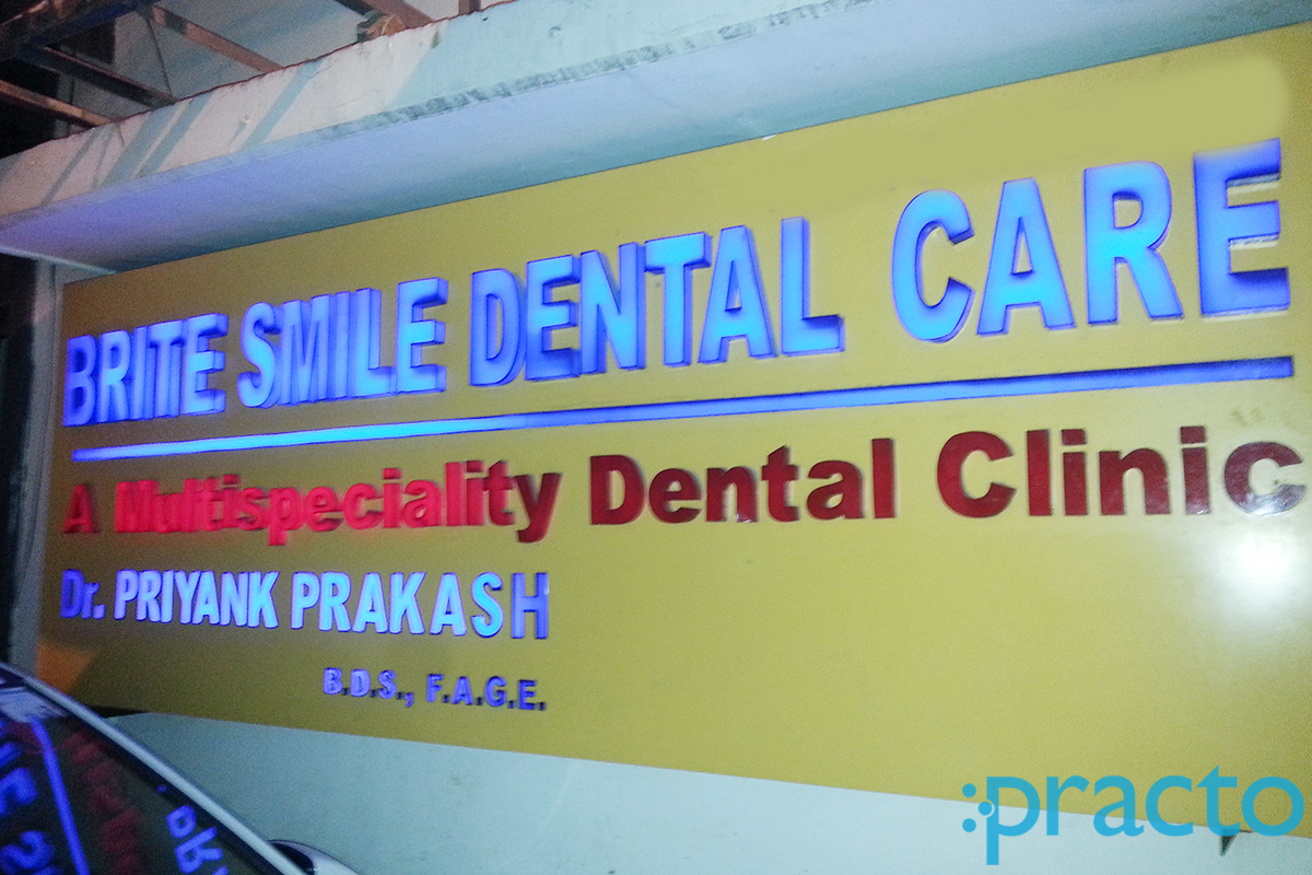 Entrance at Brite Smile Dental Care Aishbagh Lucknow