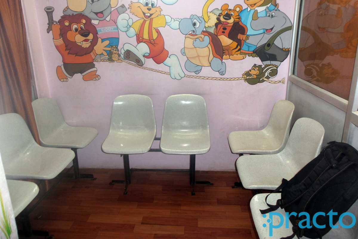 Waiting Area at Sruthi Children's Clinic Gandhinagar Hyderabad