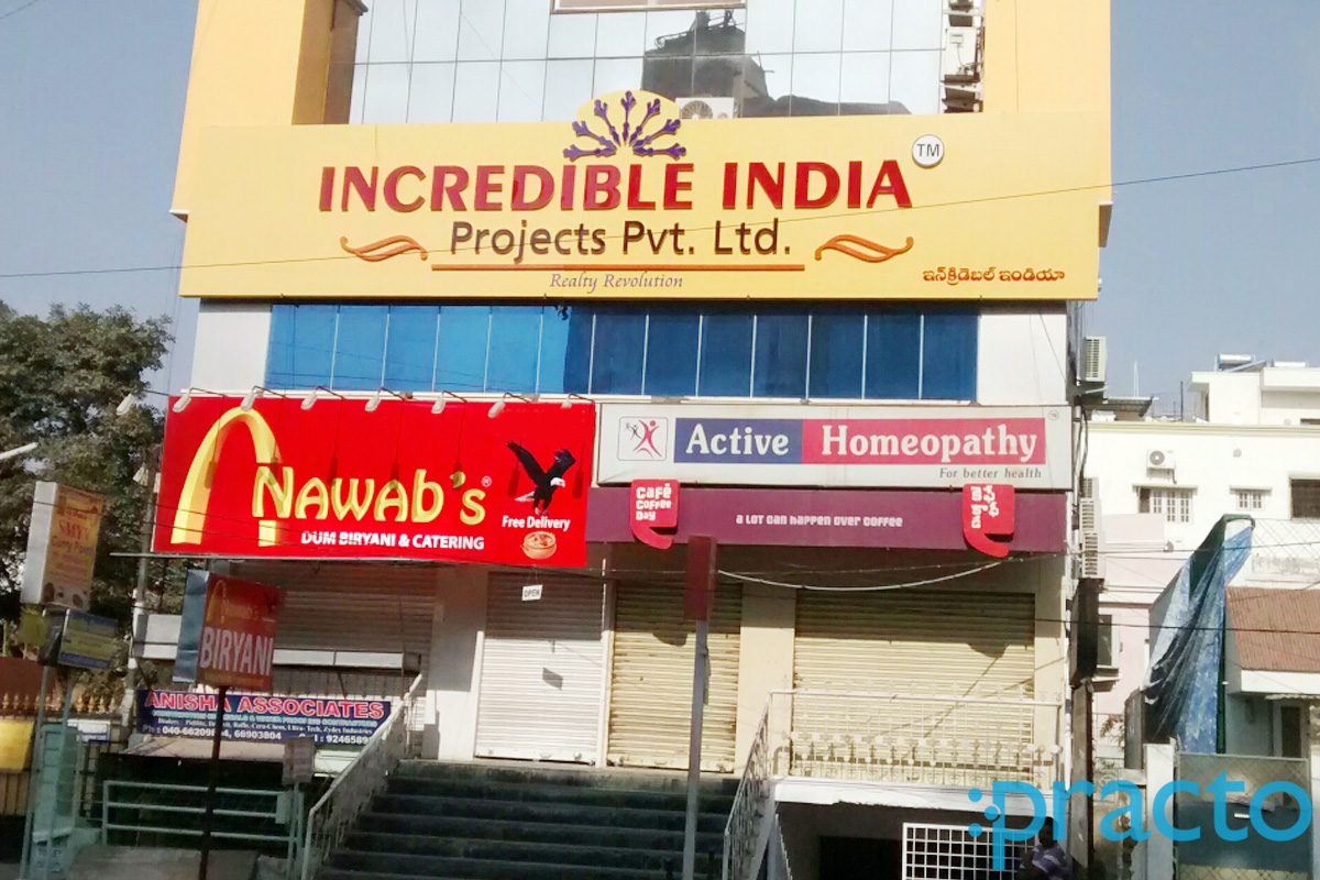 Entrance at Active Homeopathy West Marredpally Hyderabad