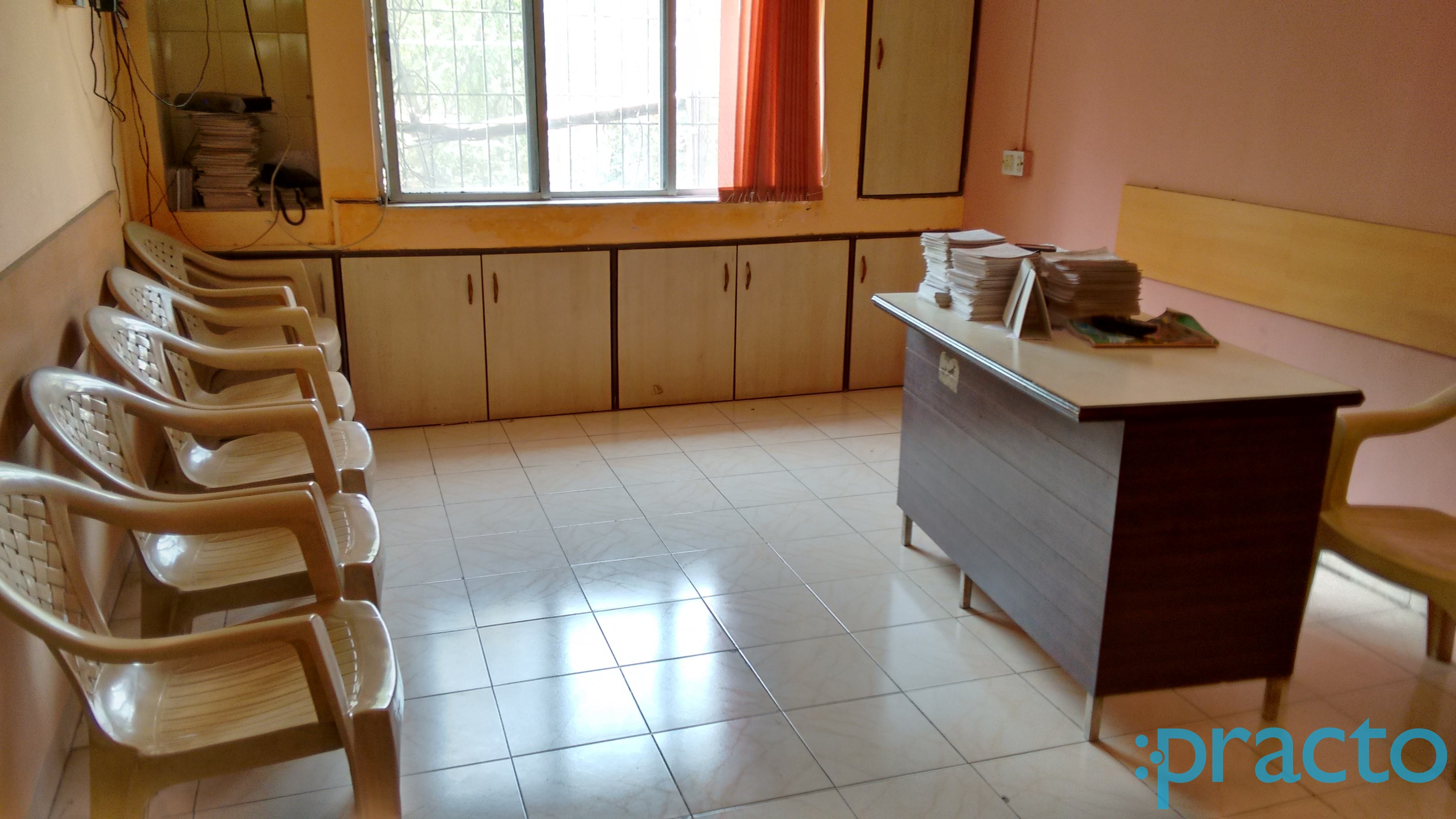 Waiting Area at Dr. Dambre's Clinic Vishrantwadi Pune