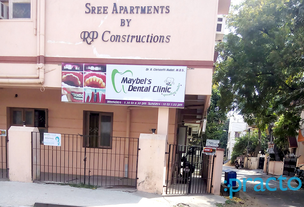Entrance at Maybel's Dental Clinic Velachery Chennai