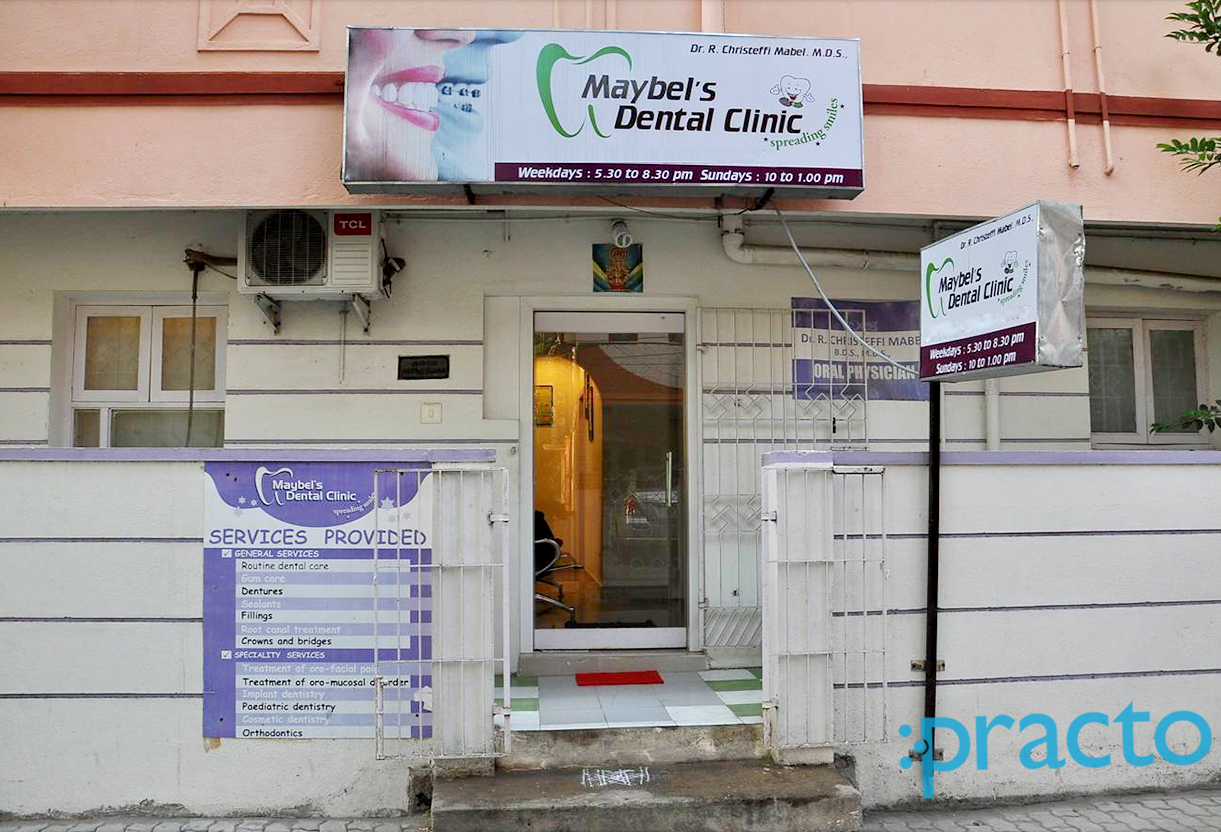 Entrance at Maybel's Dental Clinic Velachery Chennai