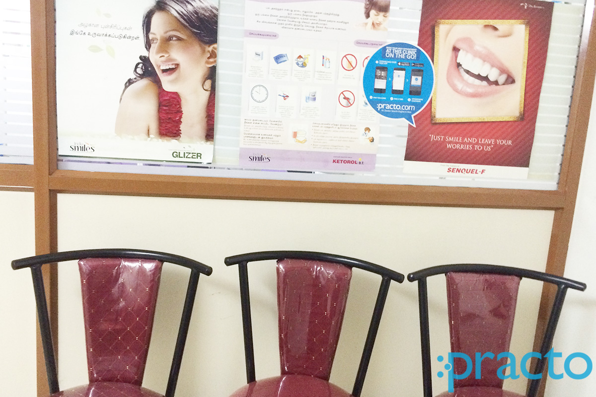 Waiting Area at CS Reddy Speciality Dental Care Alwarthirunagar Chennai
