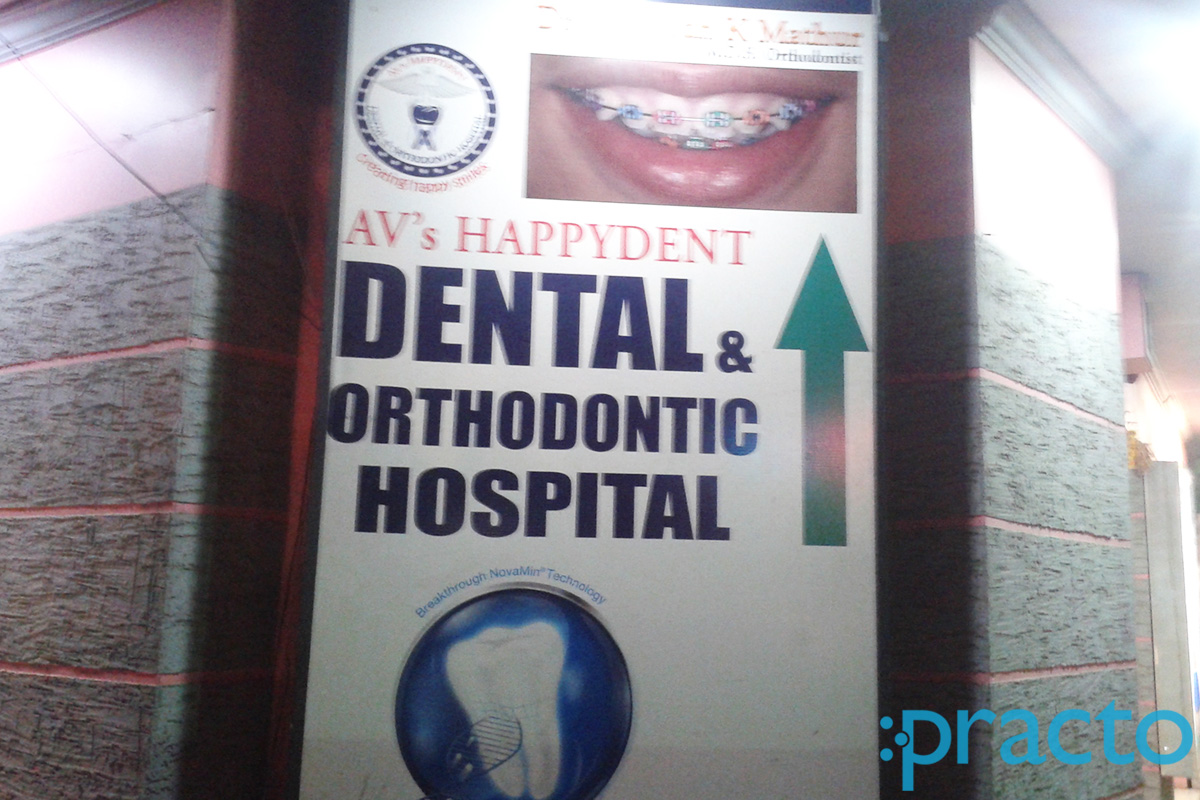Entrance at AV's Happydent Dental And Orthodontic Care Balkampet Hyderabad