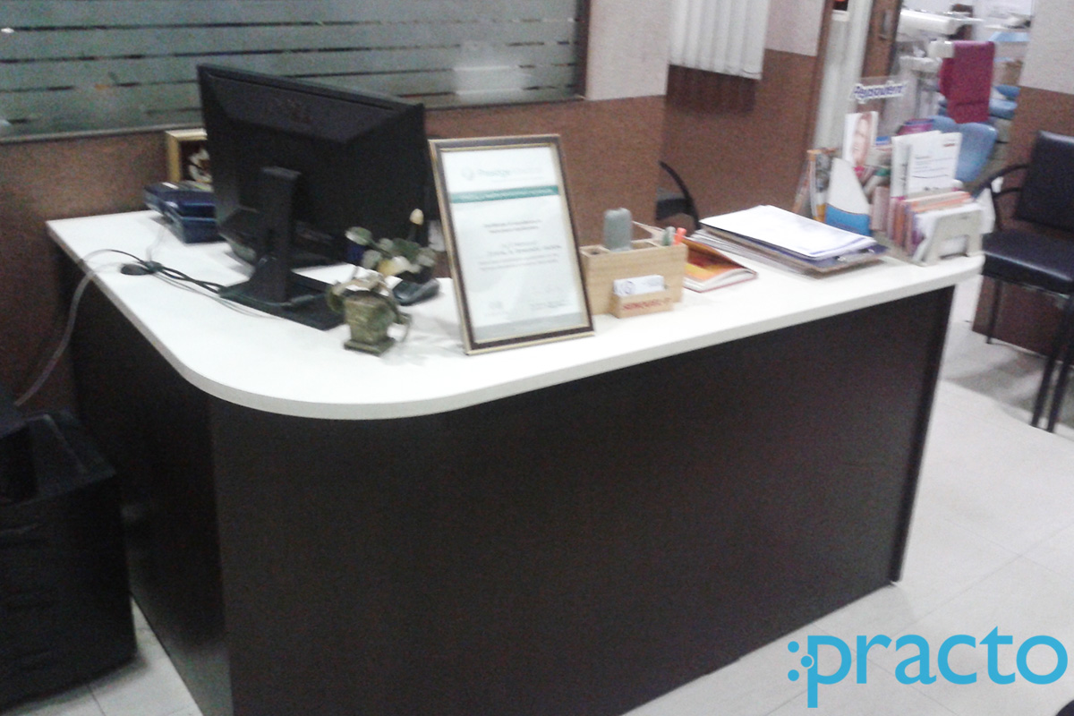 Reception at AV's Happydent Dental And Orthodontic Care Balkampet Hyderabad
