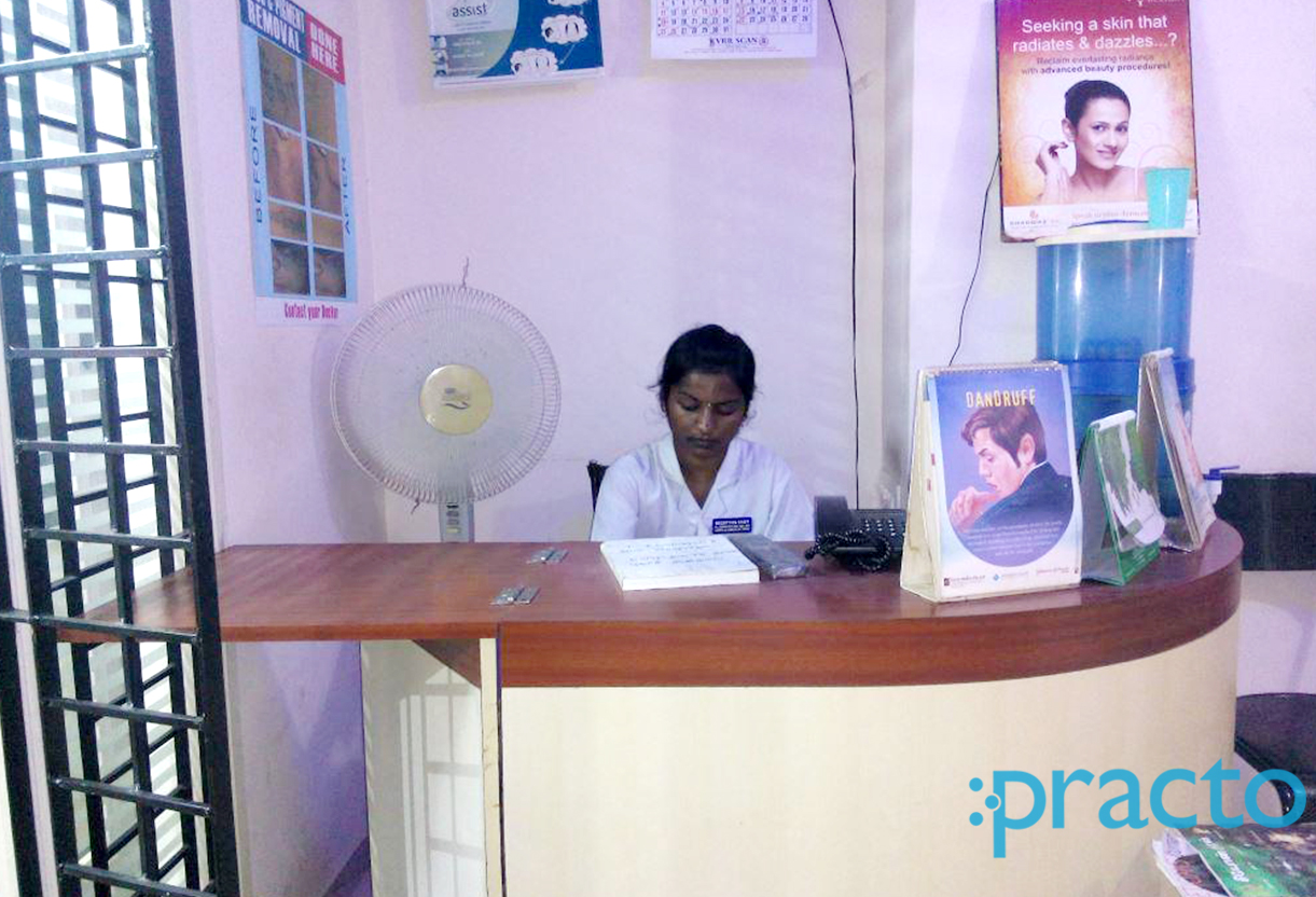 Reception at Evania Cosmetic Skin Clinic Kilkattalai Chennai