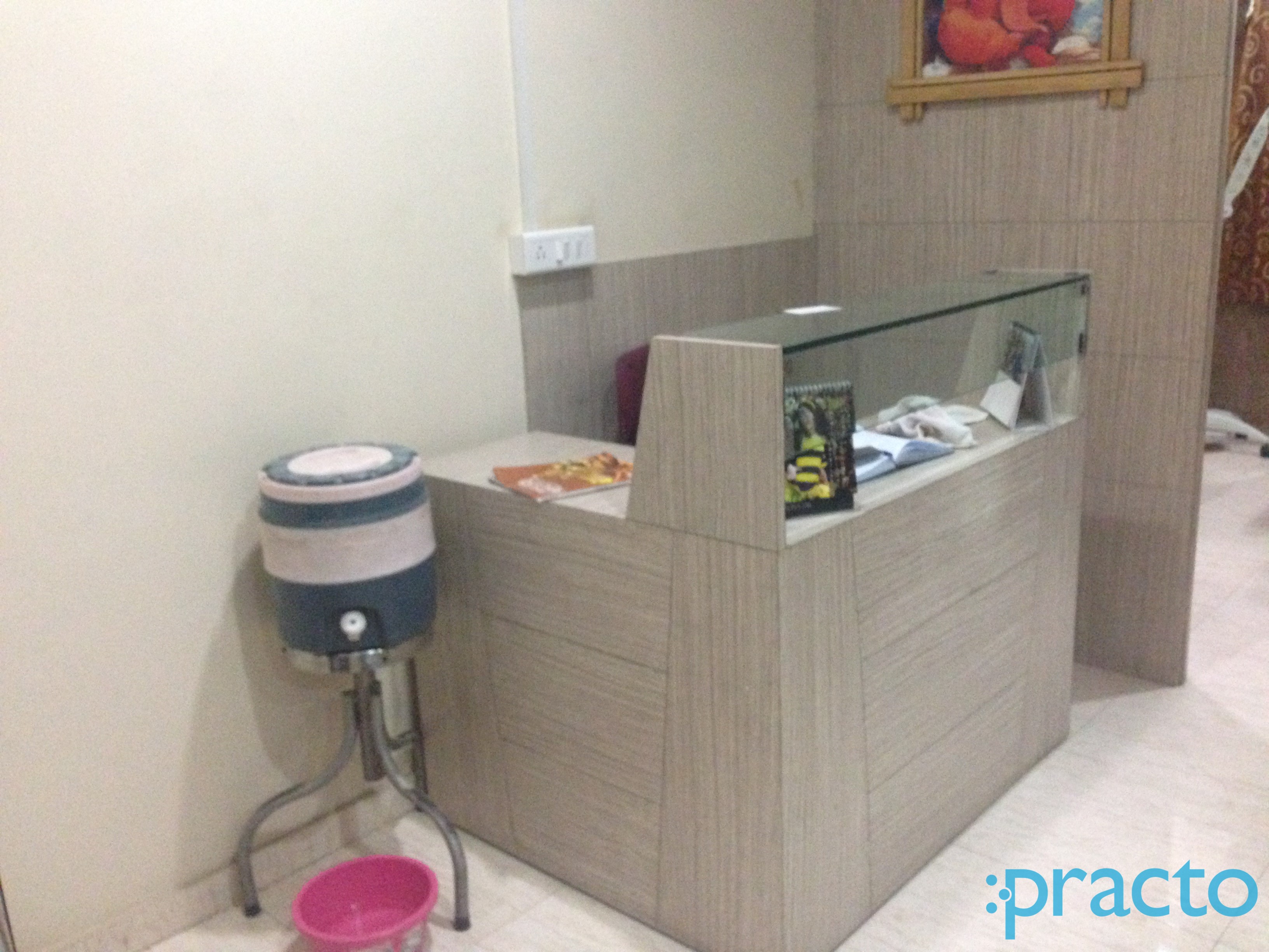 Reception at Vikas Skin Clinic Gotri Vadodara