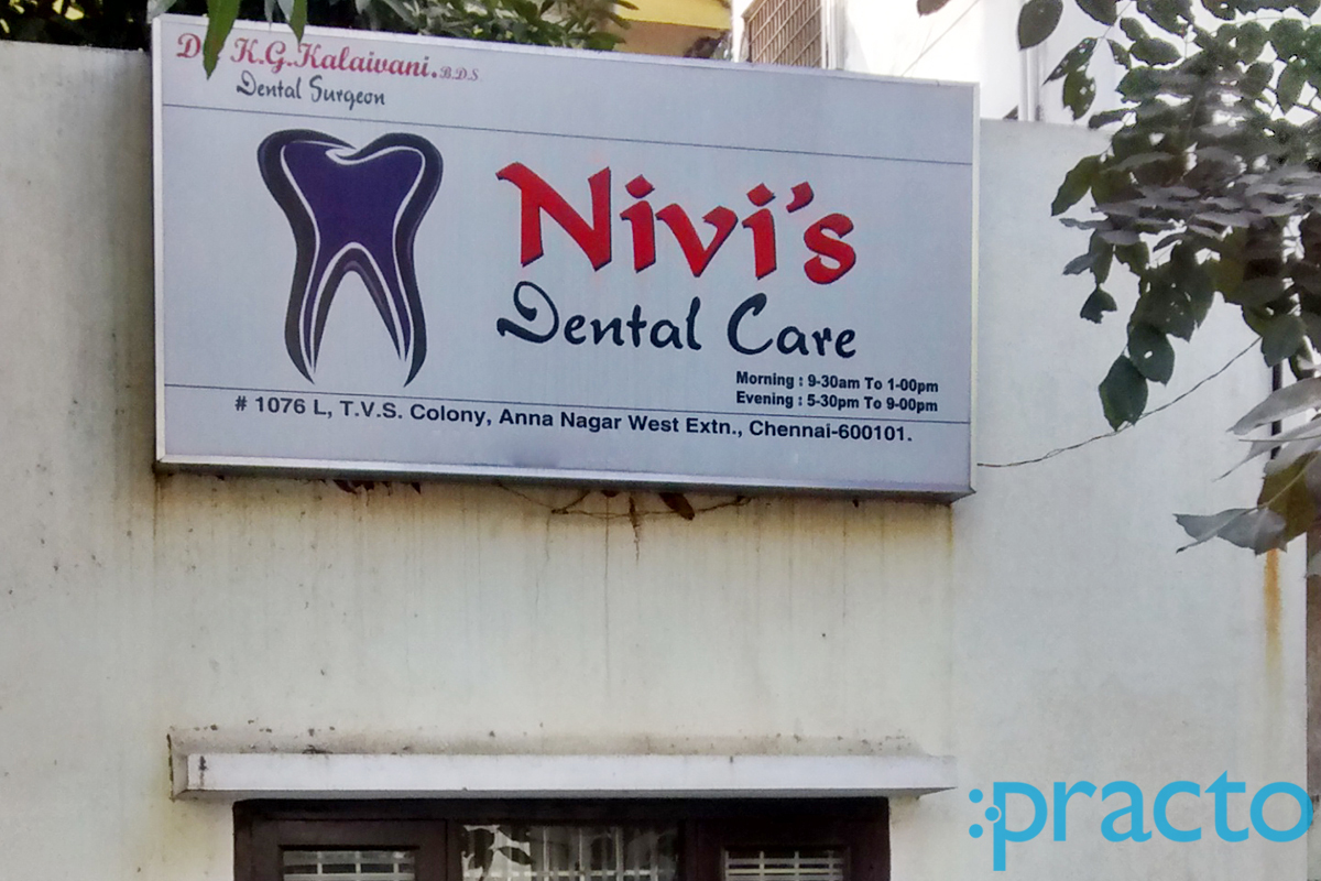 Entrance at Nivi's Dental Care Anna Nagar West Chennai