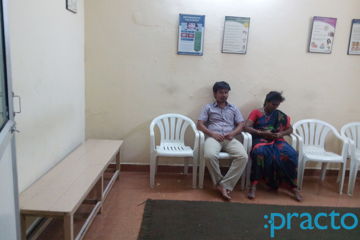 Waiting Area at Dental & Maxillofacial Clinic Padi Chennai