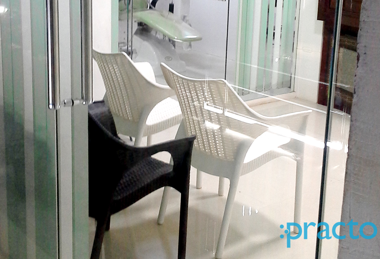 Waiting Area at Dr. Prudhvi's Advanced Dental Care Satyanarayanapuram Vijayawada